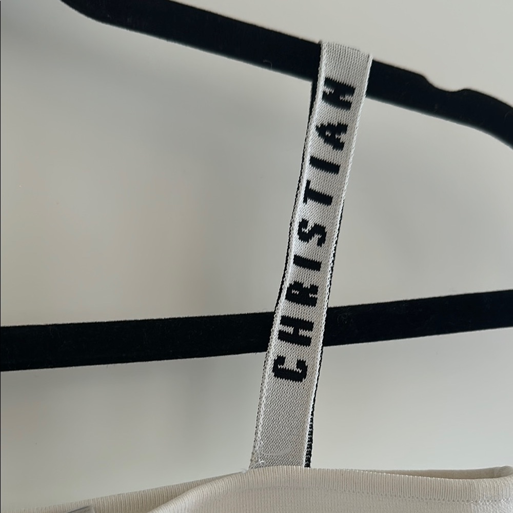 Dior White Bralette Top - Picture 3 of 4
